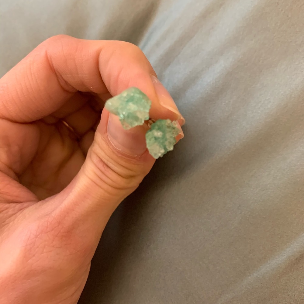 Genuine crystal earrings NWOT